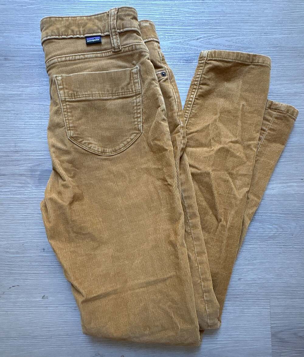 Patagonia Yellow Corduroy Pants Size 28